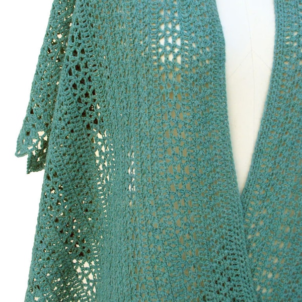 Modèle de châle au crochet Sedona (téléchargement PDF)