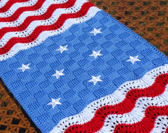 Celebration! Holiday Table Runner Knitting Pattern (PDF Download)
