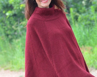 Alado Poncho Knitting Pattern (PDF Download)