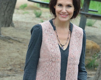 Desert Arrows Vest Knitting Pattern