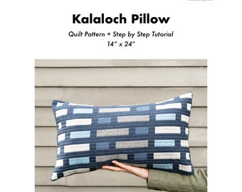 Kalaloch Pillow Pattern + Tutorial PDF