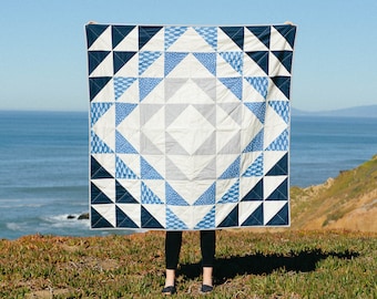 Atlantic Quilt Pattern + Tutorial PDF