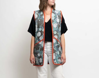 Marble Dyed Vest - 1