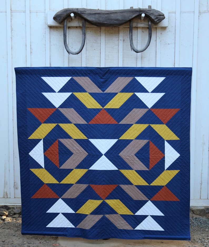New Mexico Queen Quilt Pattern Tutorial PDF image 5