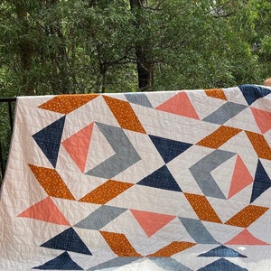 New Mexico Queen Quilt Pattern Tutorial PDF image 6