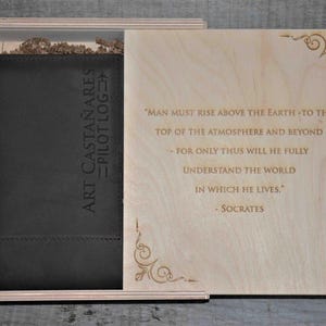 Pilots Log Premium Leather Custom Engraved and Personalized as ...