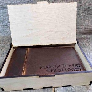 Master Pilot Log Premium Leather Custom Engraved and Personalized as ...