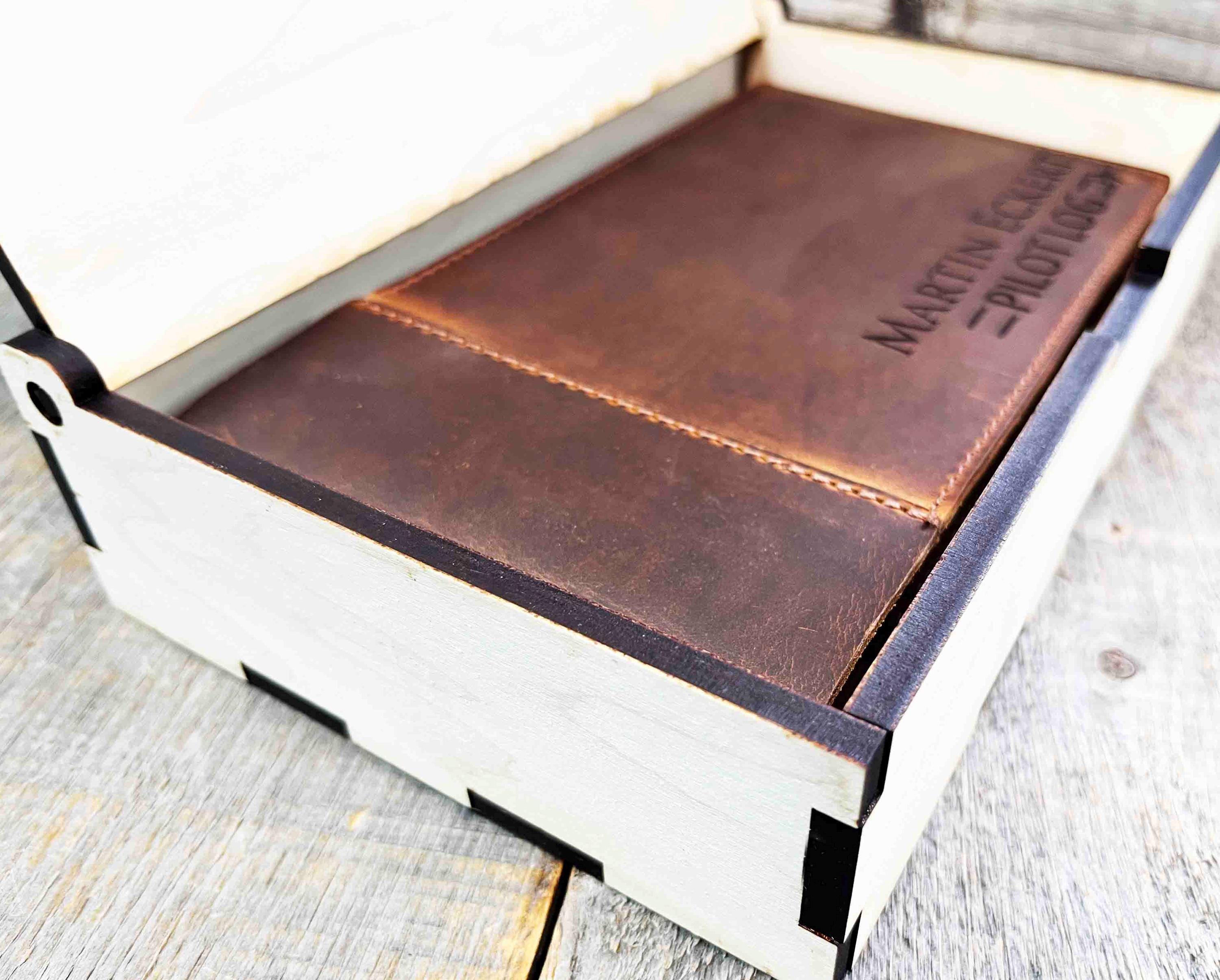 Pilots Log Premium Leather Custom Engraved and Personalized as ...