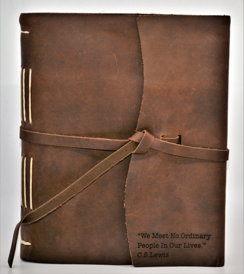 Premium Leather Photo Album Engraved by Laser Custom Photo Etsy