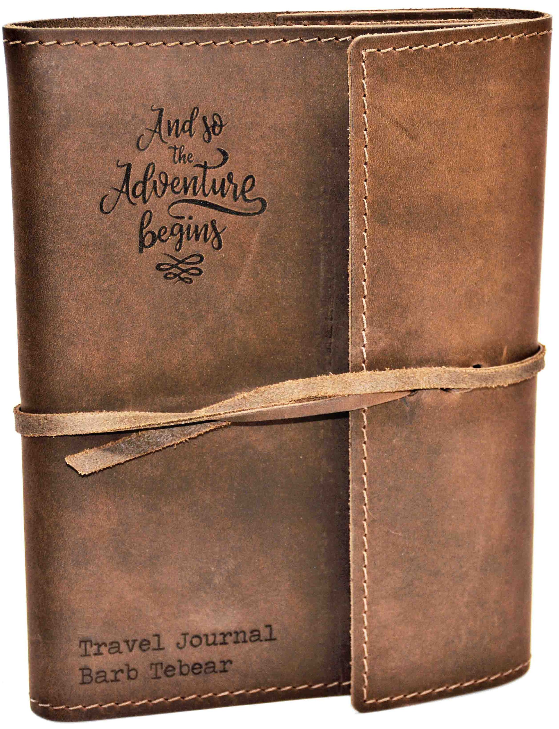 Premium Leather Large Refillable Journal Custom Engraved by Etsy Australia