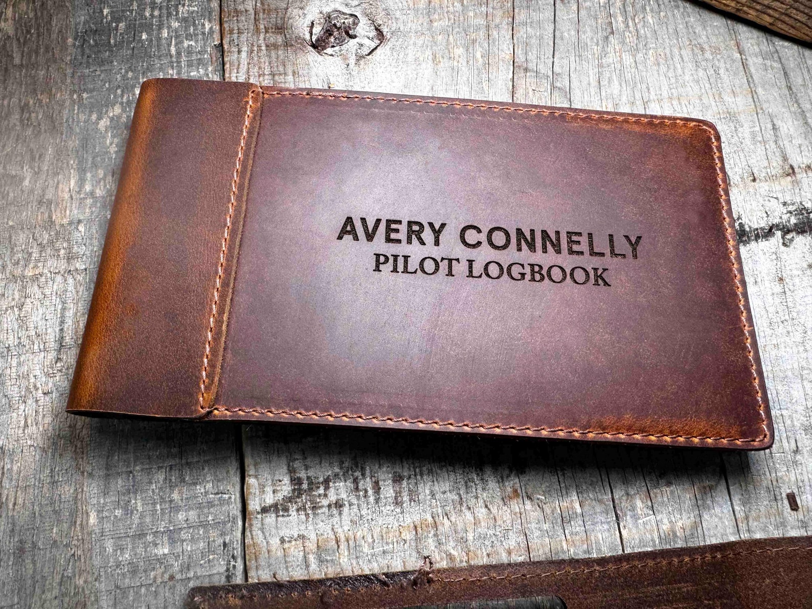 Master Pilot Log Premium Leather Custom Engraved and Personalized as ...