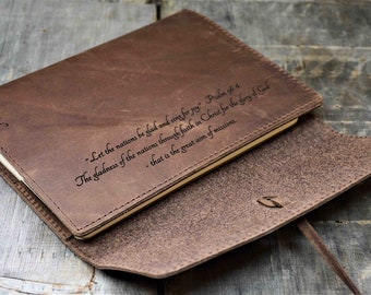 Handwriting Engraved into our Premium Leather Journal Custom Engraved By Laser Personalized For You Each Journal is Engraved as Requested