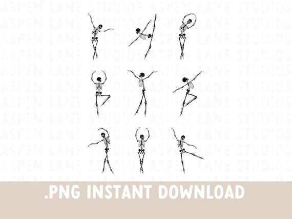9 Ballet Skeletons png, Halloween tshirt design, Dancing Skeletons Print on demand design, Halloween sublimation design, Coffee Mug design