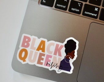 Black Queen Rising Sticker | Laptop, Water Bottle Decal