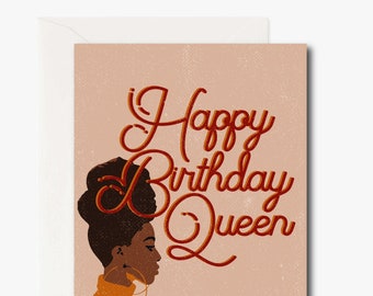 Happy Birthday Queen Greeting Card