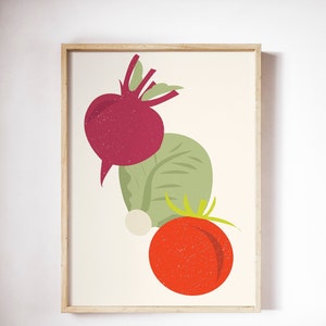 Küche Illustration Fine Art Print |  Wohndekor | Einzigartiges Geschenk | Küchen dekor | Einweihungsgeschenk