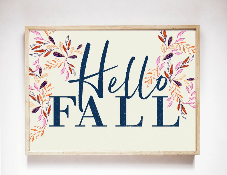 Hello Fall Print image 1