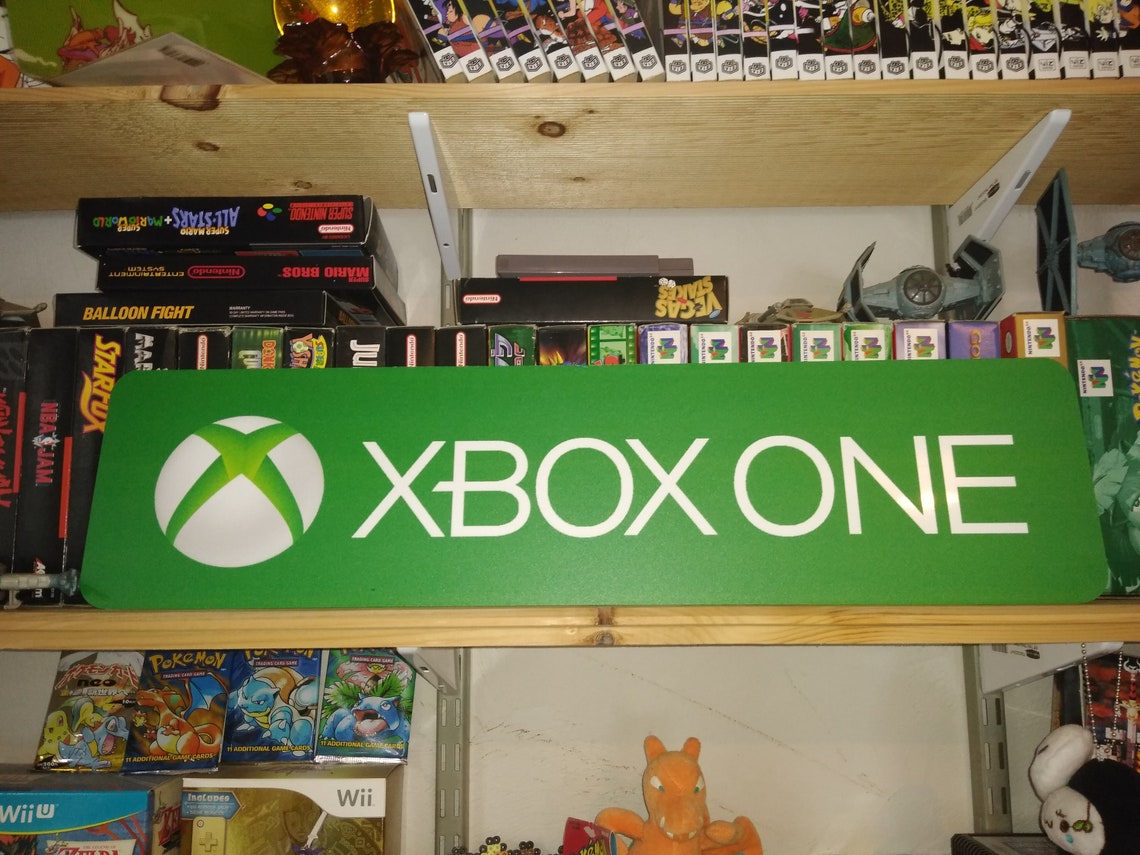 Xbox One Display Aluminum Sign 6x24 XBONE Etsy