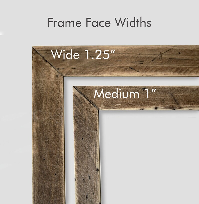 Farmhouse 18x24 POSTER Frame NO GLASS 18 x 24 Wood Frame | Etsy