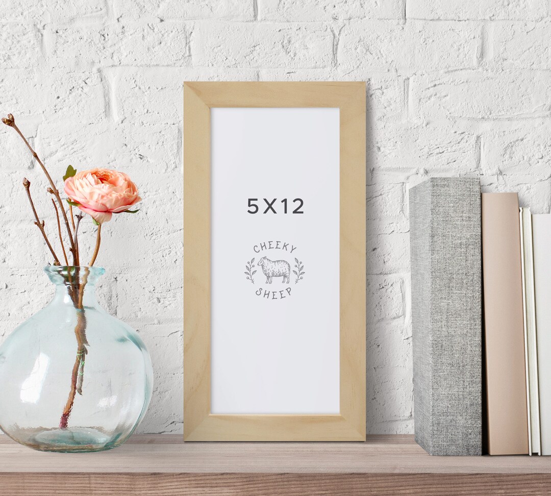 5x12 Picture Frame, Art Print Frames, Panoramic Photo Frame
