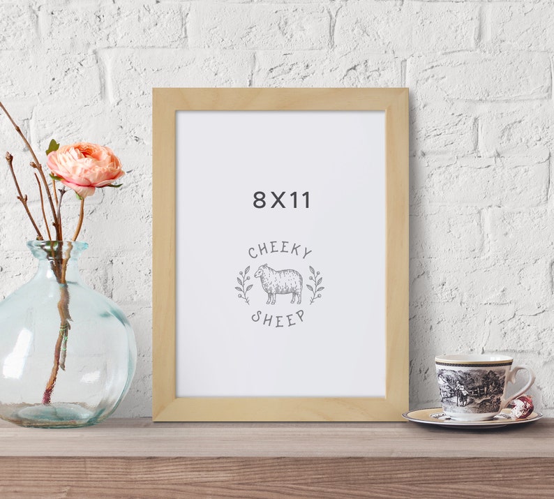 8x11 Picture Frame Craft Frame Wood Picture frame Home decor Etsy