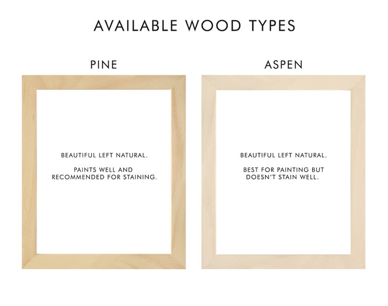 16x24 Picture Frame NO GLASS Unfinished Pine Wood Wall Décor Etsy