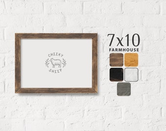Farmhouse 7x10 Picture Frame Art frame Photo Frame frame Rustic Modern Décor Cabin Décor