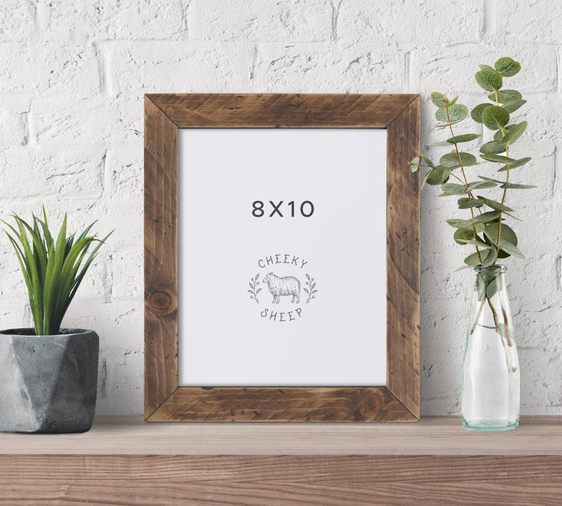 Farmhouse 8x10 Picture Frame Wood Frames Photo Frame Crafting Etsy
