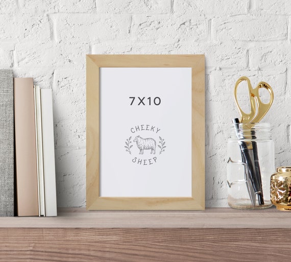 7x10 Picture Frame Wood frame Art Print Frame Craft frame Etsy