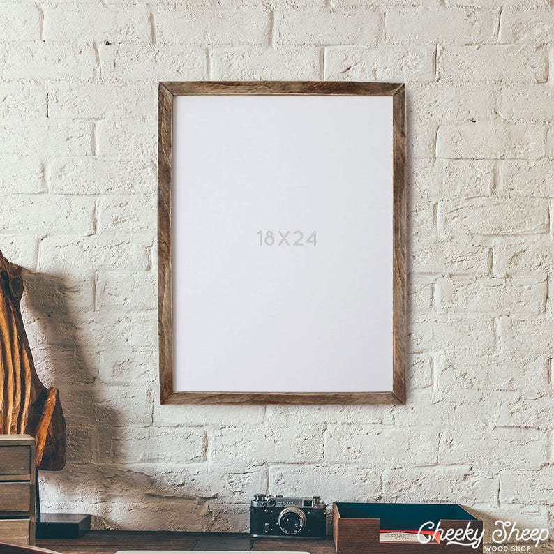 Farmhouse 18x24 POSTER Frame NO GLASS 18 x 24 Wood Frame Etsy