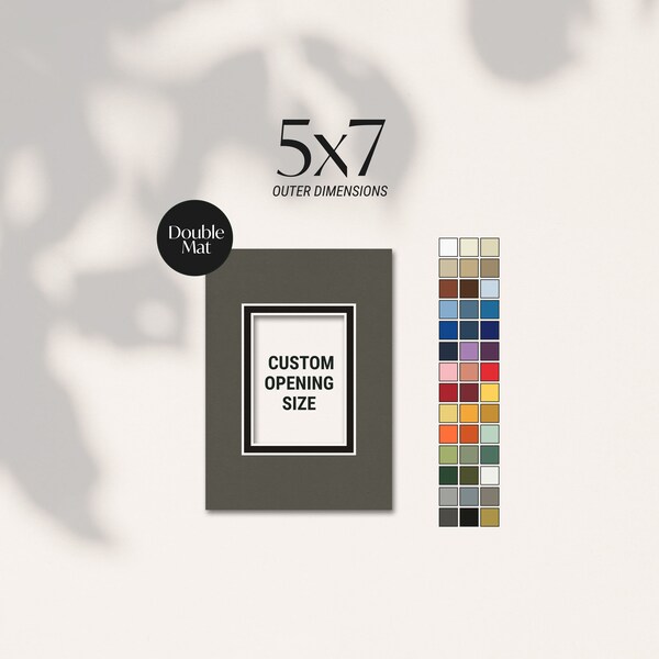 Custom Photo Double Mat Etsy