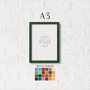 Rustic Painted A3 Picture Frame, 29.7 cm x 42.0 cm ( 11.693 in x 16.535 in), International Frame Size