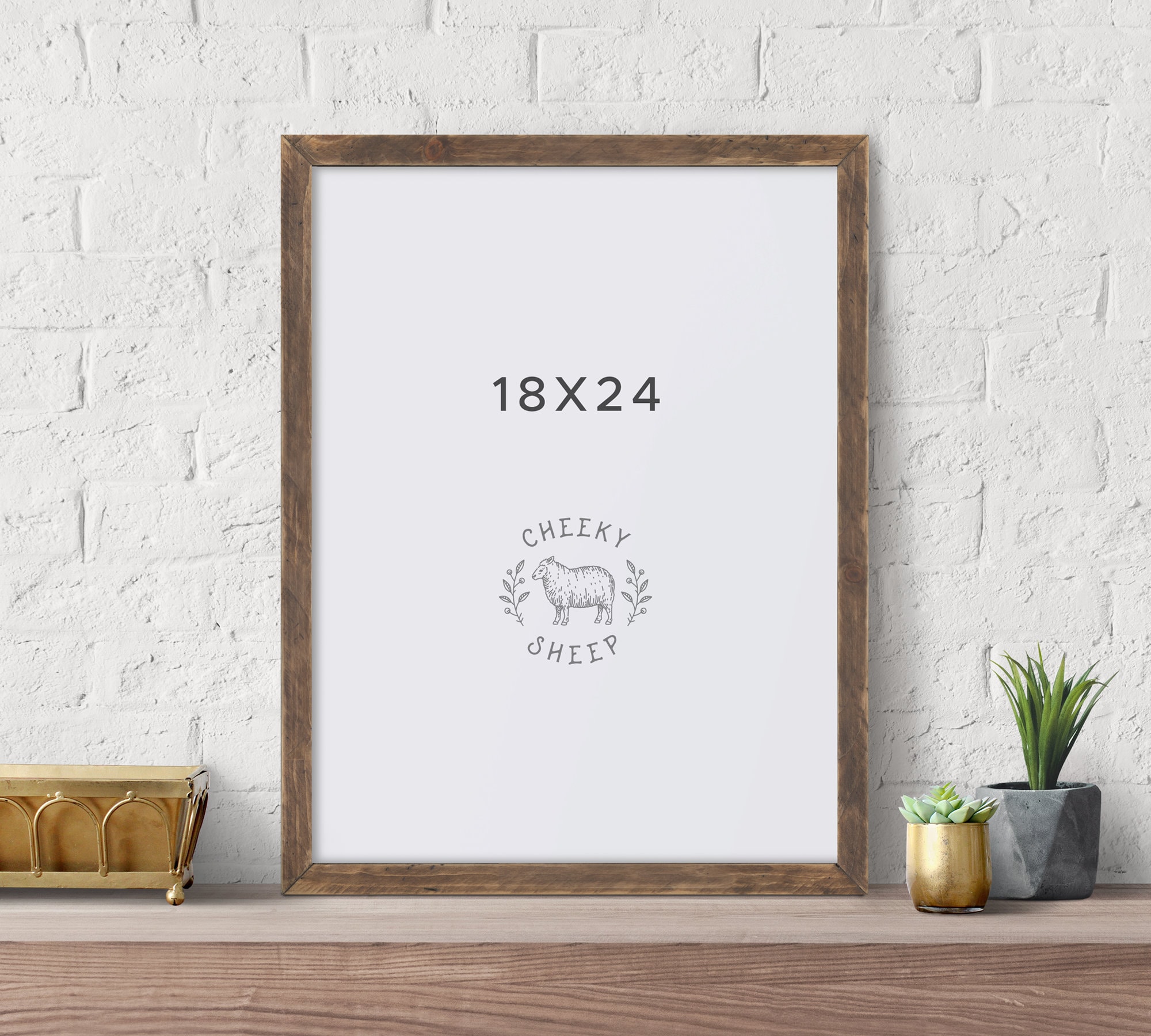 Farmhouse 18x24 POSTER Frame NO GLASS 18 x 24 Wood Frame ...