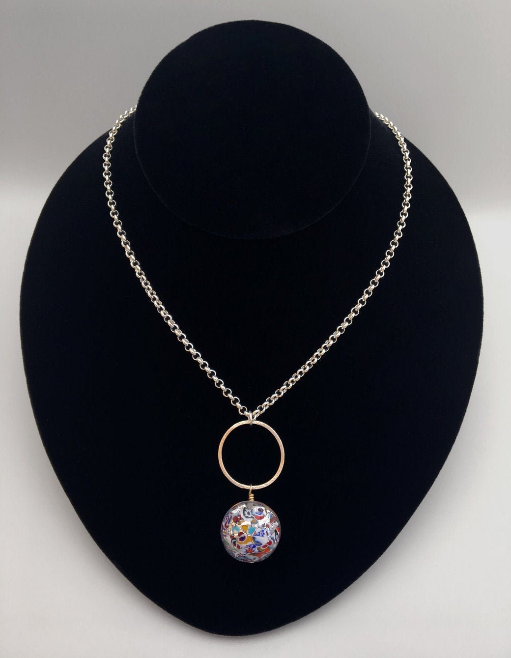 Murano Glass Bead Necklace/earring Set Etsy UK