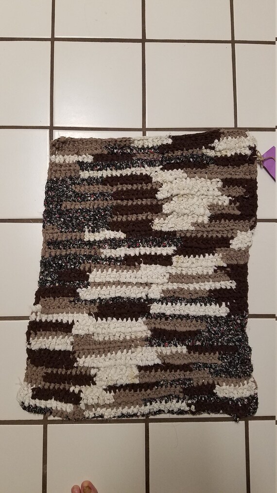 Colores De Cafe Alfombra De Trapo O Pared Colgante Etsy