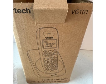 V TECH Cordless Telephone #VG101 with Handset Speakerphone - NEW