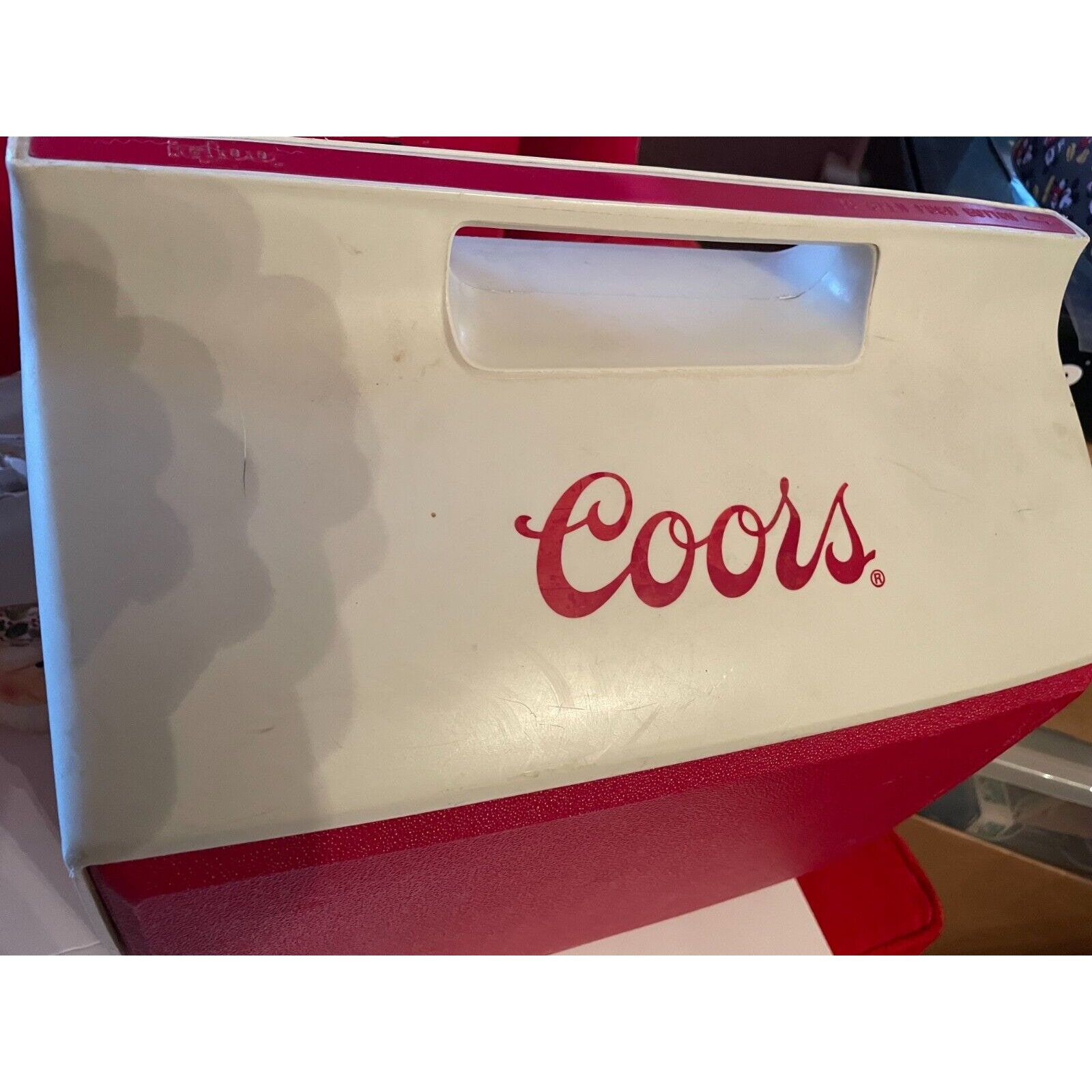 Vintage coors 16 Quart IGLOO Cooler RED 