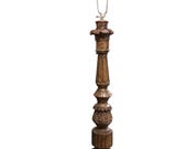 Antique Wood Carved Floor Lamp Large Rustic Carved Floorlamp Farmhouse European Carved Floorlamp