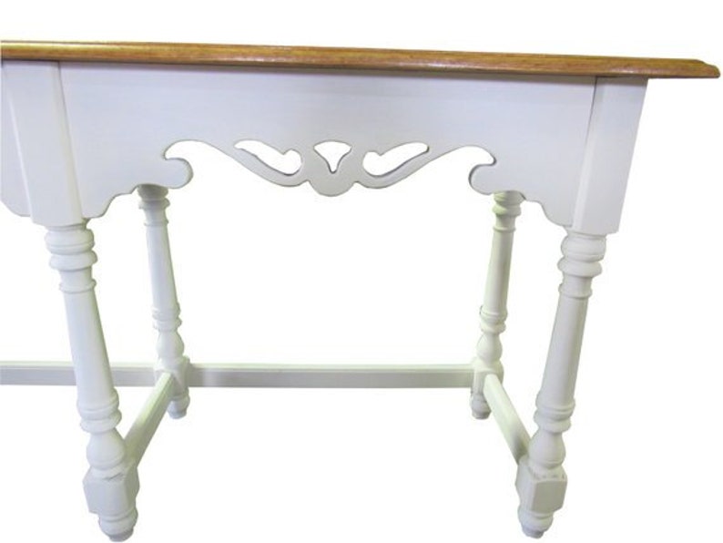 Ethan Allen Farmhouse Console Cottage Painted Sofa Table Etsy