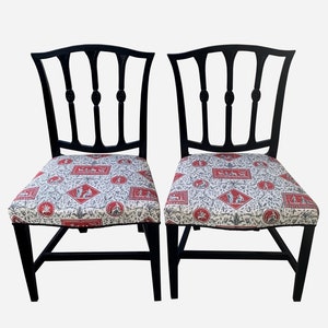 French Toile Chair Etsy