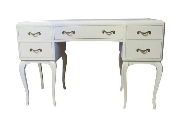 Vintage French Provincial Desk Vanity Rway French Vanity Chair Etsy