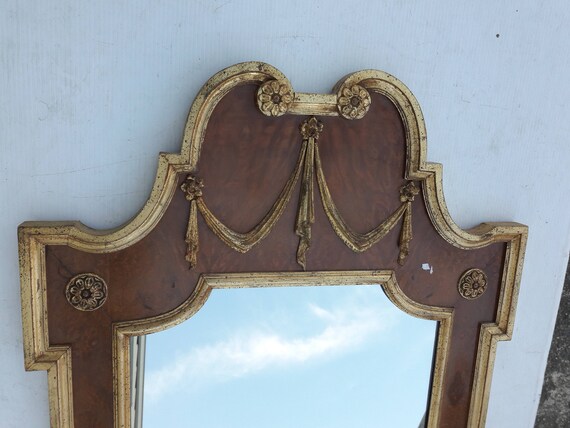 Vintage La Barge Mirror Italian Neoclassical Tortoise Shell Vintage La Barge Mirror Italian, La Barge Mirrors