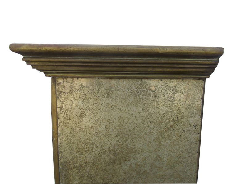 Custom Brass Mixed Metal and Mirror Ornamental Fireplace Etsy