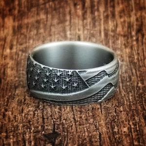 Tough mens hotsell wedding bands