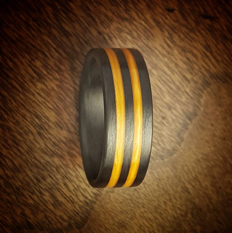 No Passing Orange Carbon Fiber Ring. Strong Light Weight Etsy