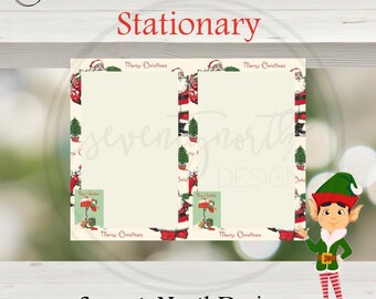 Letter to Santa, Christmas Stationary, Printable Santa Letter, North Pole Stationary, Christmas Note, Santa Mail, Santa Letter Download