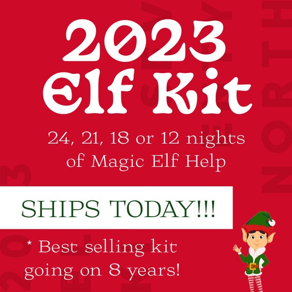 Interactive Elf Kit, 2023 Elf Kit, Elf Props, Elf Ideas, Best Elf Kit, Christmas Elf, Elf Antics, Deluxe Elf Kit, Magic Elf, Elf Letter