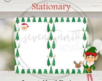 Letter to Santa, Christmas Stationary, Printable Santa Letter, North Pole Stationary, Christmas Note, Santa Mail, Santa Letter Download