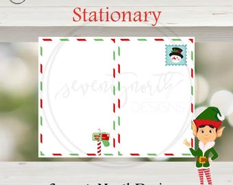 Letter to Santa, Christmas Stationary, Printable Santa Letter, North Pole Stationary, Christmas Note, Santa Mail, Santa Letter Download