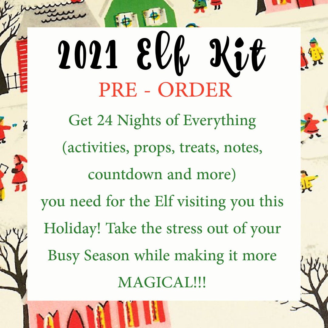 2021 elf kit elf props elf ideas activities christmas elf Etsy